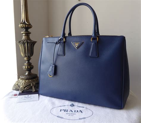 prada saffiano tote blue|Prada saffiano lux tote large.